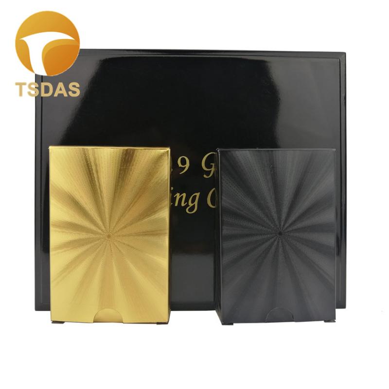 New Black Waterproof Playing Cards Novelty Collection Gift Durable Golden Playing Card With Wooden Box 
New Black Waterproof Playing Cards Novelty Collection Gift Durable Golden Playing Card With Wooden Box