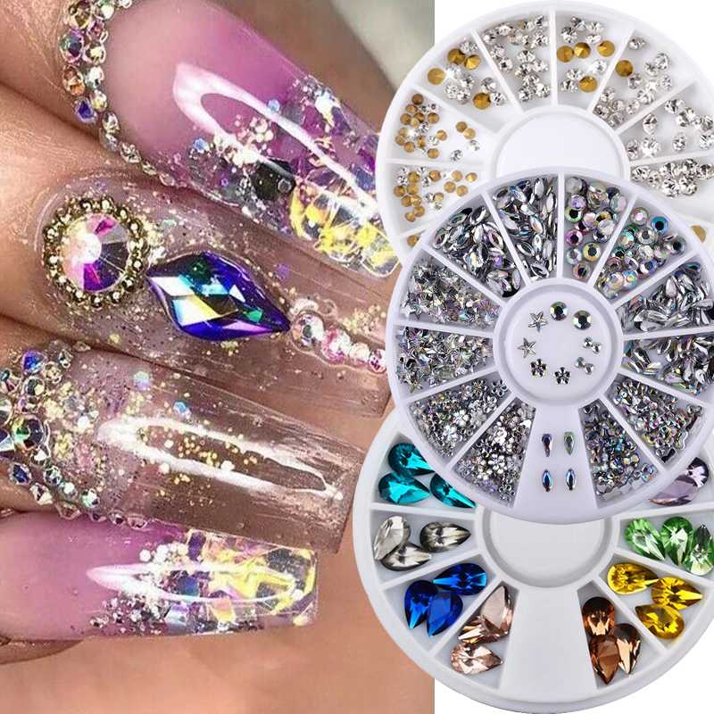 AB nail diamond diamond glitter rhinestone crystal nail decoration accessories art decoration
AB nail diamond diamond glitter rhinestone crystal nail decoration accessories art decoration