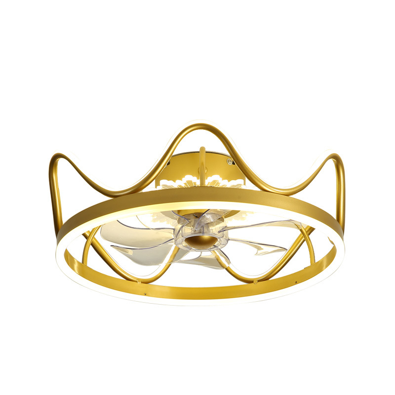 Children's room fan lamp crown bedroom lamp ceiling simple hidden remote control dimming three-color ceiling
Children's room fan lamp crown bedroom lamp ceiling simple hidden remote control dimming three-color ceiling