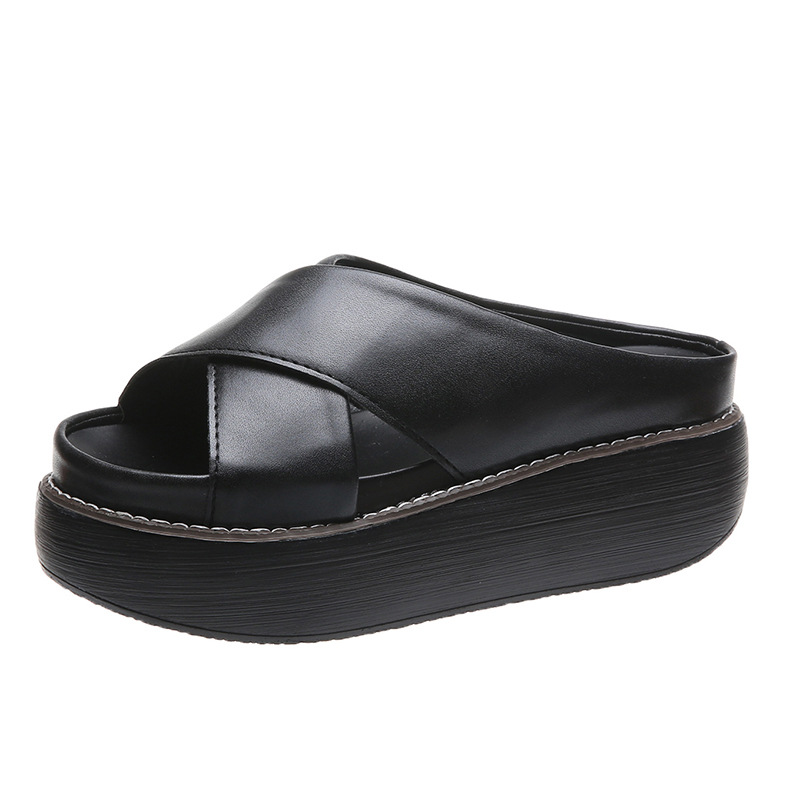 Plus Size Women Leather Platform Sandals Peep-toe Slip-on Wedges Ladies Casual High Heels Shoes Summer Party Punk Roman Slippers, Yellow
Plus Size Women Leather Platform Sandals Peep-toe Slip-on Wedges Ladies Casual High Heels Shoes Summer Party Punk Roman Slippers, Yellow