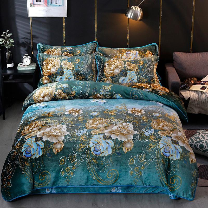 Velvet Flannel Soft Warm Duvet Cover Set 3/J Pieces Comforter Cover Bd sheets Queen King size Bedding set for Kids Adults, Color 1
Velvet Flannel Soft Warm Duvet Cover Set 3/J Pieces Comforter Cover Bd sheets Queen King size Bedding set for Kids Adults, Color 1