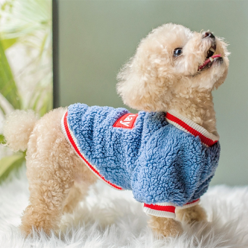 Saturday Clothes For Soft Autumn Winter Pet Cat Small Medium Animal Puppies Dog Coat Jacket Shirt Chihuahuaha PoodleDog Apparel