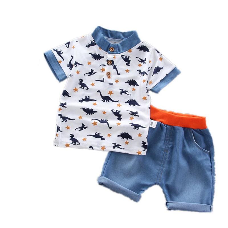 Baby Boys Clothing Sets Summer Cotton Dinosaur T-Shirt Children Boys Clothes Suit for Kids Outfit Shorts Outfit Infant, Purplish blue
Baby Boys Clothing Sets Summer Cotton Dinosaur T-Shirt Children Boys Clothes Suit for Kids Outfit Shorts Outfit Infant, Purplish blue