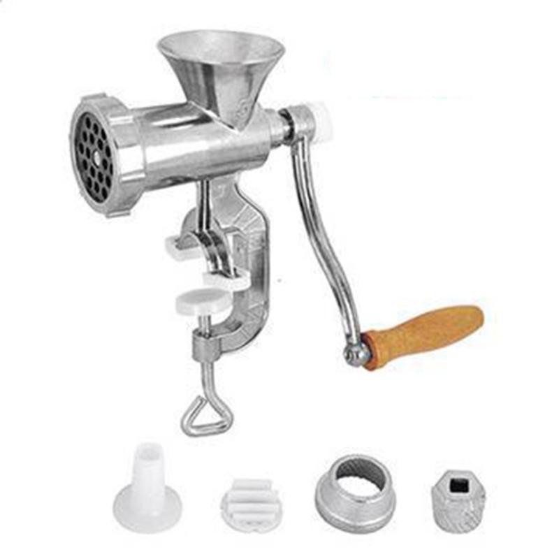 Handmatige Vleesmolen Vleesmolen Pasta Maker Handbediende Rundvlees Worst Maker Keuken Aluminium for Kitchen supplies
Handmatige Vleesmolen Vleesmolen Pasta Maker Handbediende Rundvlees Worst Maker Keuken Aluminium for Kitchen supplies