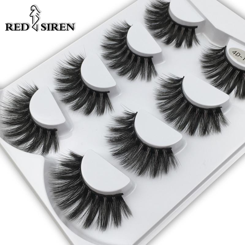 RED SIREN 4 Pairs Natural false eyelashes fake lashes long makeup 3d mink lashes eyelash extension mink eyelashes for beauty
RED SIREN 4 Pairs Natural false eyelashes fake lashes long makeup 3d mink lashes eyelash extension mink eyelashes for beauty