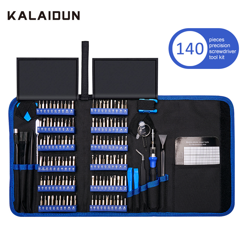 KALAIDUN 140 In 1 Precision Screwdriver Set Torx Bit Screw Driver Bits Magnetic Mobile Phone Multitools Repair Hand Tools Kit
KALAIDUN 140 In 1 Precision Screwdriver Set Torx Bit Screw Driver Bits Magnetic Mobile Phone Multitools Repair Hand Tools Kit