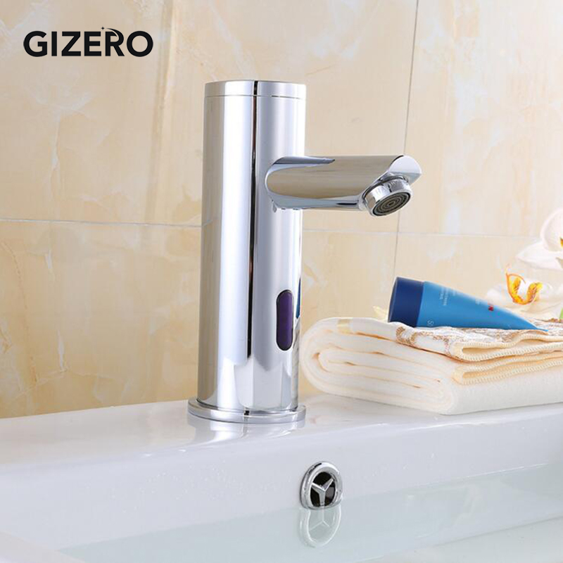 Single Cold Automatic Sensor Faucet DC Battery 6V Hands Free Touchless Deck Mounted Sink Sensor Taps torneira ZR1032
Single Cold Automatic Sensor Faucet DC Battery 6V Hands Free Touchless Deck Mounted Sink Sensor Taps torneira ZR1032