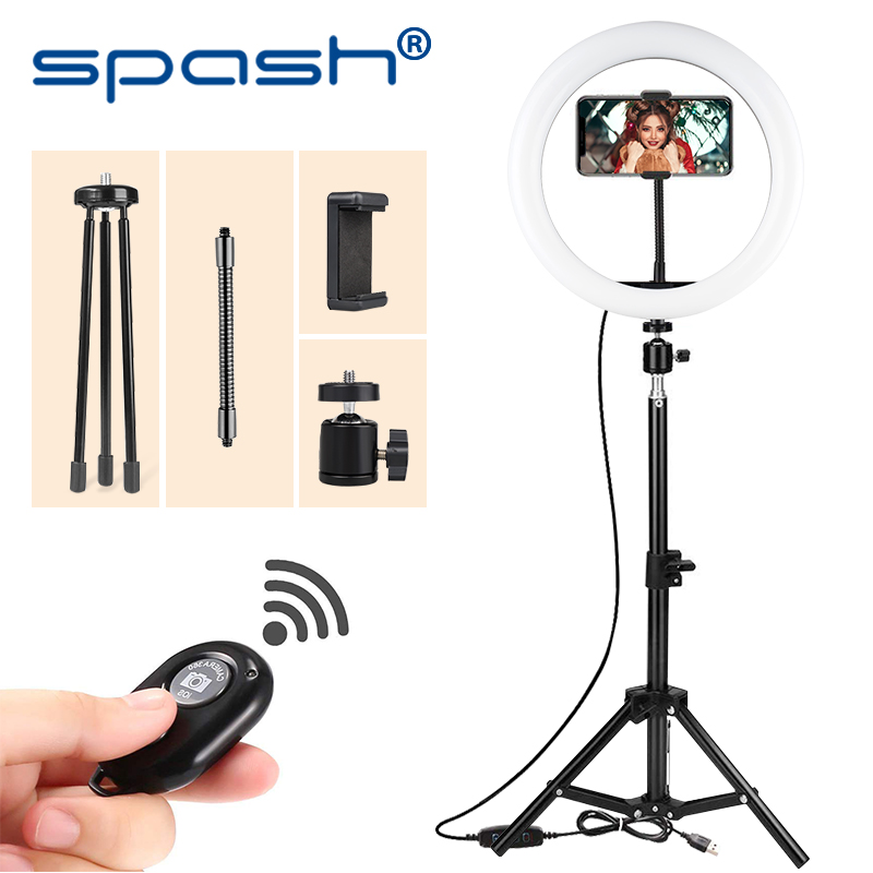 spash 10 inch Ring Light Dimmable ring lamps with Phone Holder 45cm Tripod Makeup selfie Lamp for youtube of light
spash 10 inch Ring Light Dimmable ring lamps with Phone Holder 45cm Tripod Makeup selfie Lamp for youtube of light