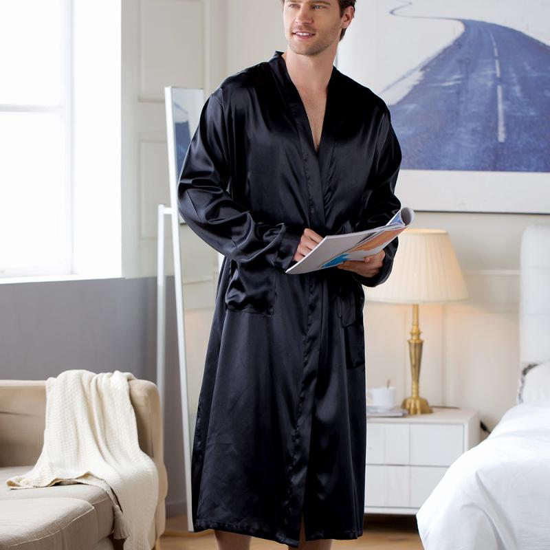 Plus Size Robe Satin Kimono Bath Gown Loose Sleepwear Men Nightwear Summer New Lingerie Casual Nightgown V-neck Home Clothes, Champagne pants
Plus Size Robe Satin Kimono Bath Gown Loose Sleepwear Men Nightwear Summer New Lingerie Casual Nightgown V-neck Home Clothes, Champagne pants