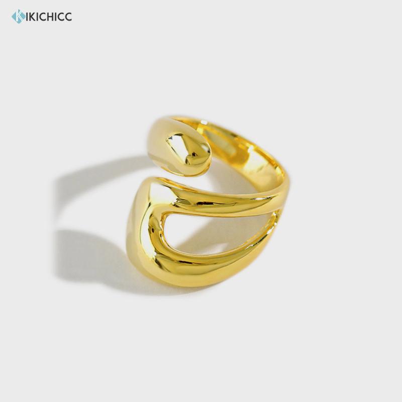 Kikichicc 100% 925 Sterling Silver Open Adjustable Rings Women Big Large Geometric Irregular Women Fashion Fine Jewelry 2020
Kikichicc 100% 925 Sterling Silver Open Adjustable Rings Women Big Large Geometric Irregular Women Fashion Fine Jewelry 2020