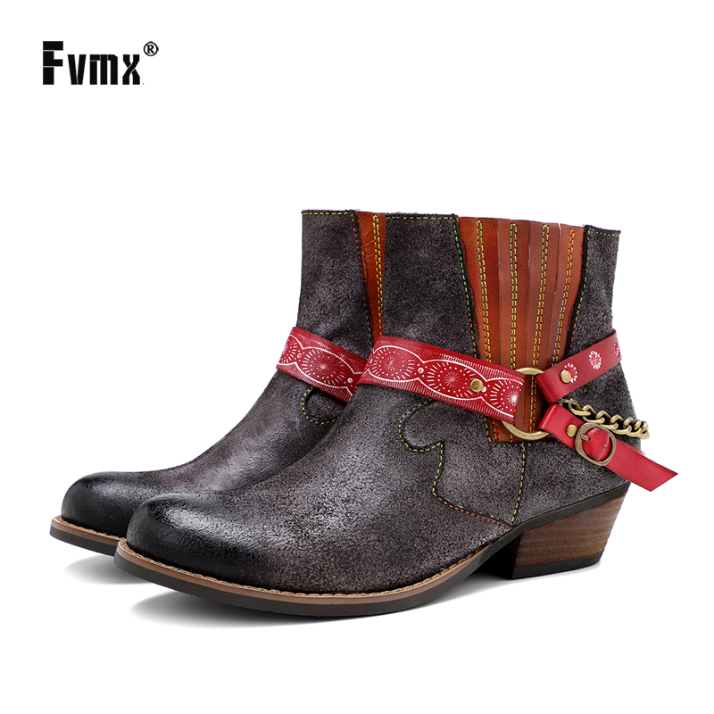 FVMX 2020 New Women Fashion Boot For Vintage Female Lady Thick High Heels Shoes Handmade Genuine Leather Hand Painted girl Boots, Brownness
FVMX 2020 New Women Fashion Boot For Vintage Female Lady Thick High Heels Shoes Handmade Genuine Leather Hand Painted girl Boots, Brownness