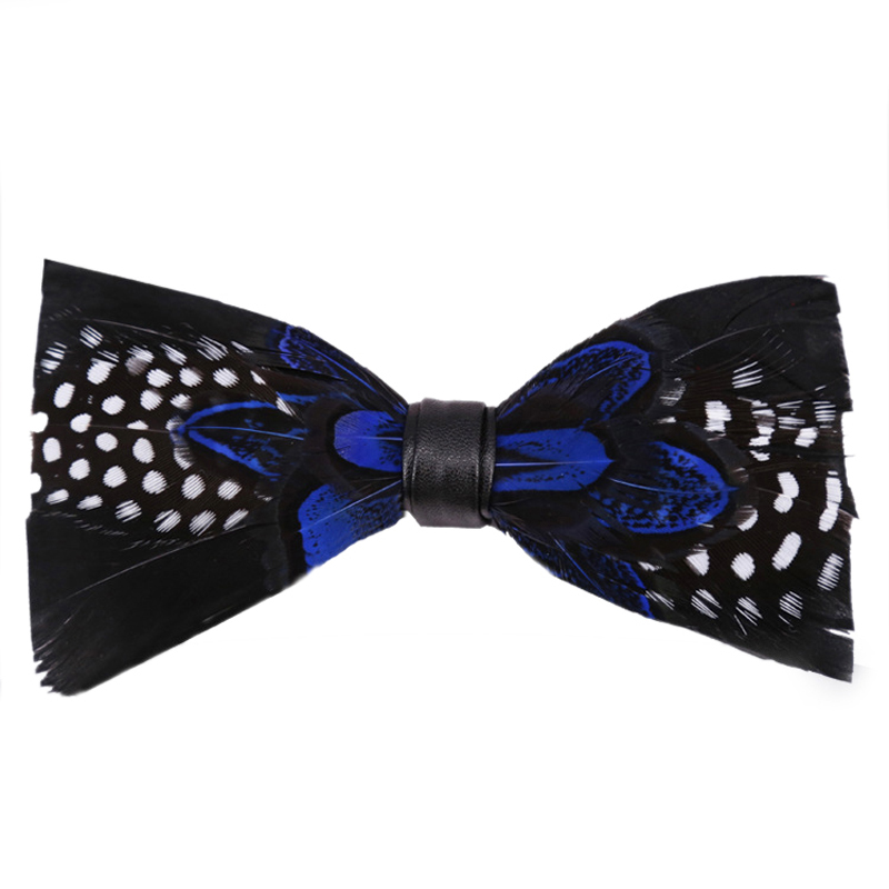 New 2020 Fashion Feather Bow Tie Pocket Married Bow Ties Male Feather Neck Ties For Men Women Unisex Bowties Dropshipping
