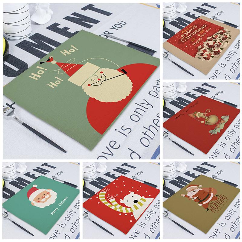32x42cm Christmas Placemat Napkin Towels Dining Table Mat Kitchen Bowl Plate Mats Pad Santa Claus Home Party Decor Napkins
32x42cm Christmas Placemat Napkin Towels Dining Table Mat Kitchen Bowl Plate Mats Pad Santa Claus Home Party Decor Napkins