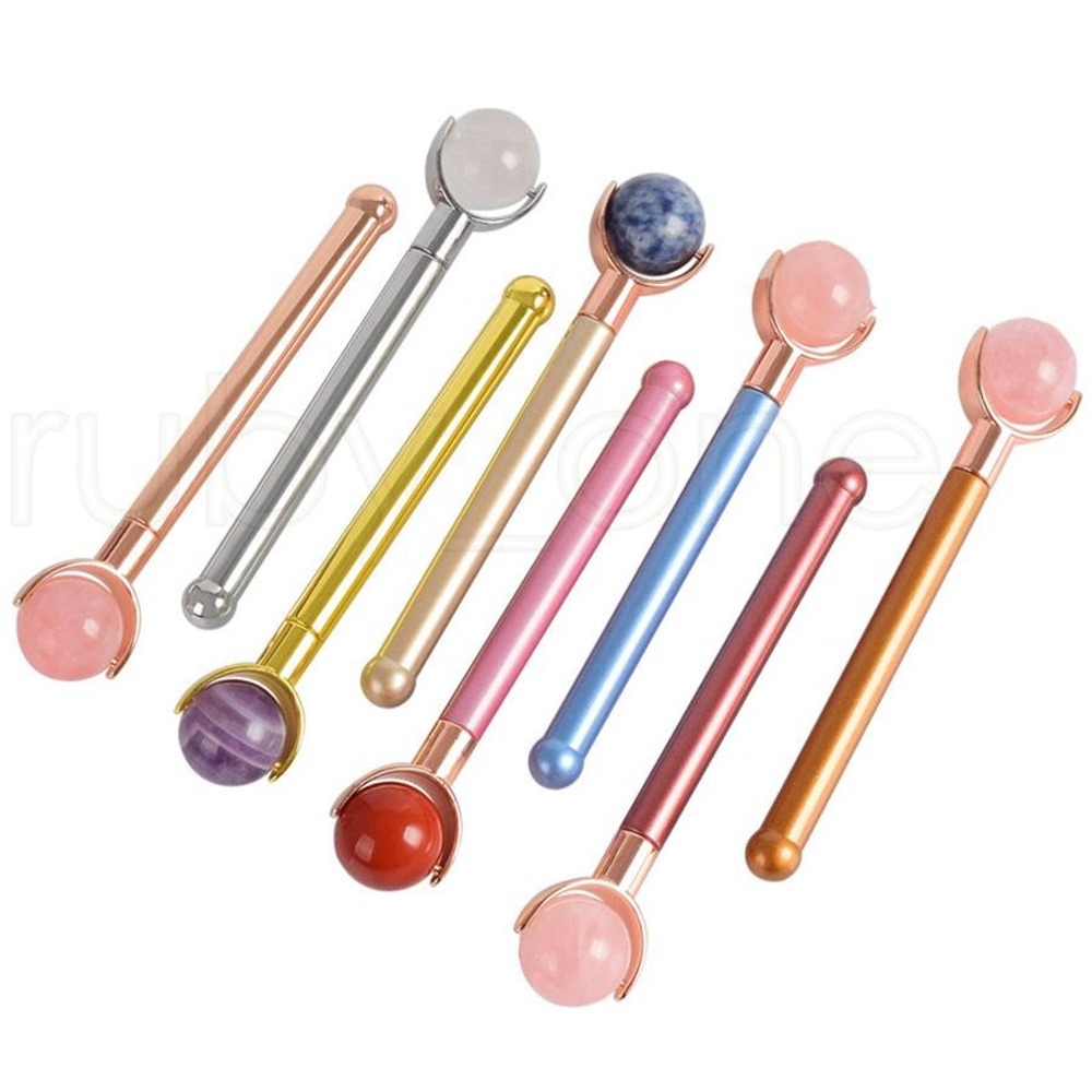 Quartz Jade Roller Face Massager Face Roller Gua Sha Facial Roller Face Slimmer Massager Lift Skin Care Dropshipping Rodillo De Jade
Quartz Jade Roller Face Massager Face Roller Gua Sha Facial Roller Face Slimmer Massager Lift Skin Care Dropshipping Rodillo De Jade