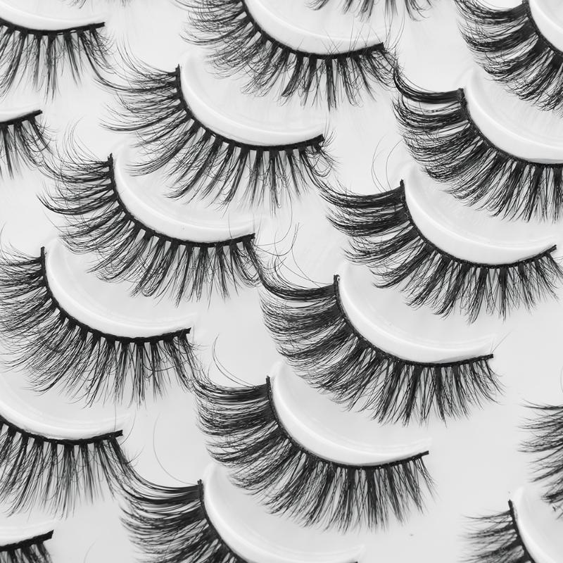 20 Pairs 3D Mink Lashes Natural False Eyelashes Dramatic Volume Fake Lashes Makeup Eyelash Extension Silk Eyelashes
20 Pairs 3D Mink Lashes Natural False Eyelashes Dramatic Volume Fake Lashes Makeup Eyelash Extension Silk Eyelashes