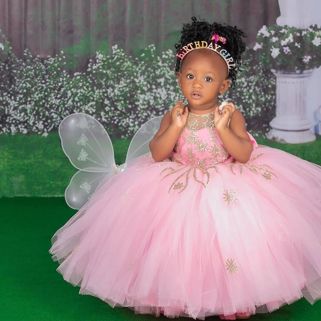 cheap lace pink flower girl dresses sheer neck ball gown little girl wedding dresses cheap communion pageant dresses gowns f362