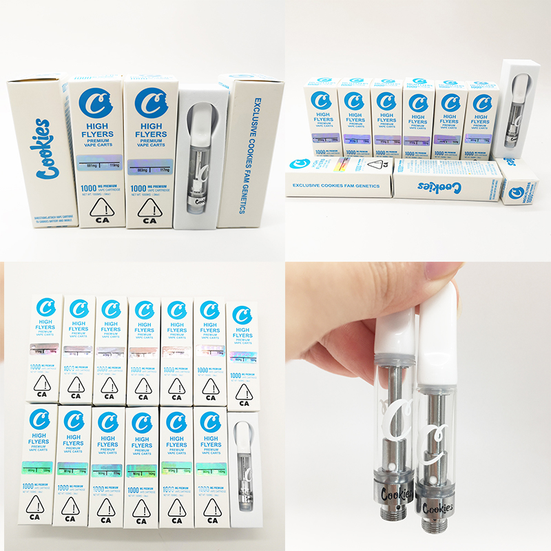 Cookies Cartridges Vape Pens 510 thread Carts Oil Atomizer High Flyers 0.8 -1.0ml Instock E Cigarettes COOKIE Vaporizer Vapes kit
Cookies Cartridges Vape Pens 510 thread Carts Oil Atomizer High Flyers 0.8 -1.0ml Instock E Cigarettes COOKIE Vaporizer Vapes kit
