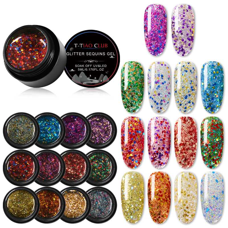T-TIAO CLUB Nail Gel Set Glitter Diamonds Nail Art Lacquer Soak off Platinum Gellak UV LED Gel Polish, Ss00423
T-TIAO CLUB Nail Gel Set Glitter Diamonds Nail Art Lacquer Soak off Platinum Gellak UV LED Gel Polish, Ss00423