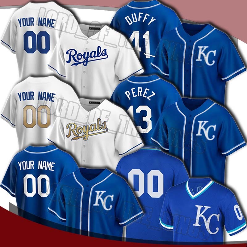 Custom Royals Salvador Perez Jersey Whit Merrifield Hunter Dozier Jerseys George Brett Danny Duffy Jersey Ryan O'Hearn Baseball Jerseys, Blue;black
Custom Royals Salvador Perez Jersey Whit Merrifield Hunter Dozier Jerseys George Brett Danny Duffy Jersey Ryan O'Hearn Baseball Jerseys, Blue;black
