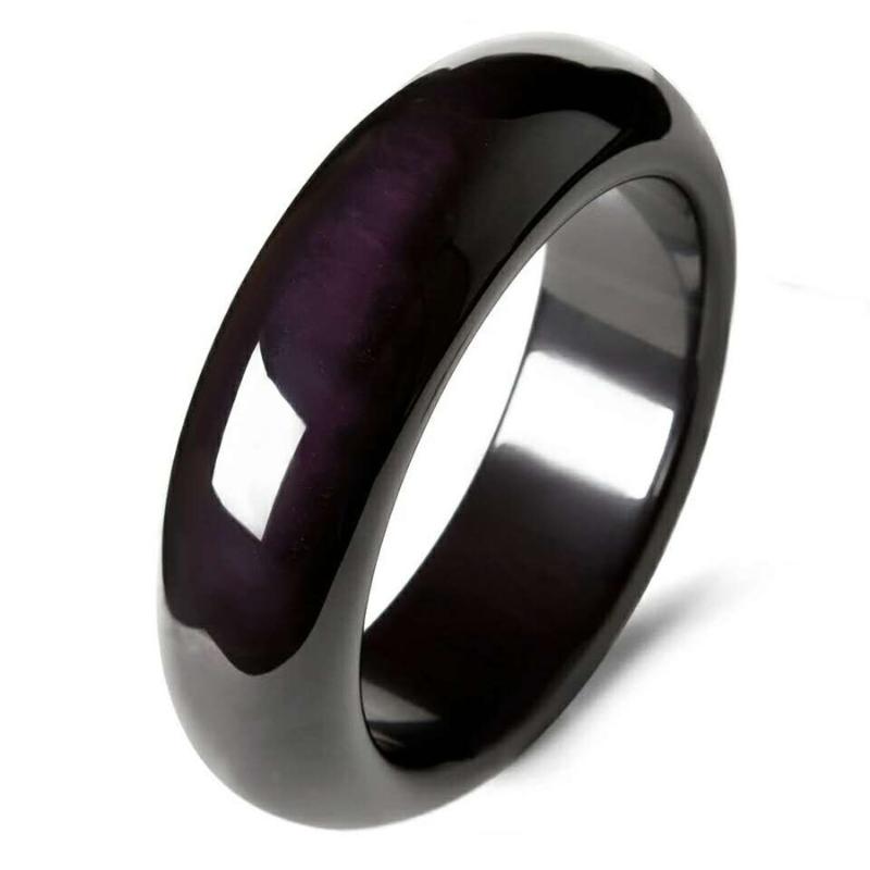 New Fashion Women Ladies Genuine Black Obsidian Gem Stone Rainbow Eye Crystal Bangles 53-62mm
New Fashion Women Ladies Genuine Black Obsidian Gem Stone Rainbow Eye Crystal Bangles 53-62mm