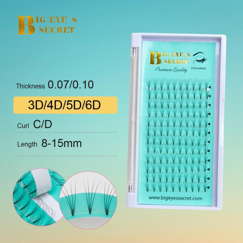 BES 1 Tray Short Stem Russian Volume Lashes Extension Heat Bonded Eyelashes Extension Premade Fans 0.05mm Thickness Premade Fans
BES 1 Tray Short Stem Russian Volume Lashes Extension Heat Bonded Eyelashes Extension Premade Fans 0.05mm Thickness Premade Fans