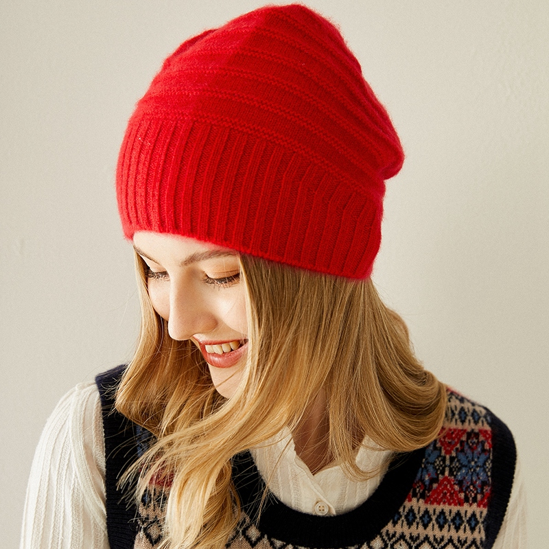 BELIARST Pure Cashmere Knitted Hat, Women's Autumn and Winter Warm Cap, Baotou Cap, Casual Solid Color Ear Protection Cap, Black
BELIARST Pure Cashmere Knitted Hat, Women's Autumn and Winter Warm Cap, Baotou Cap, Casual Solid Color Ear Protection Cap, Black