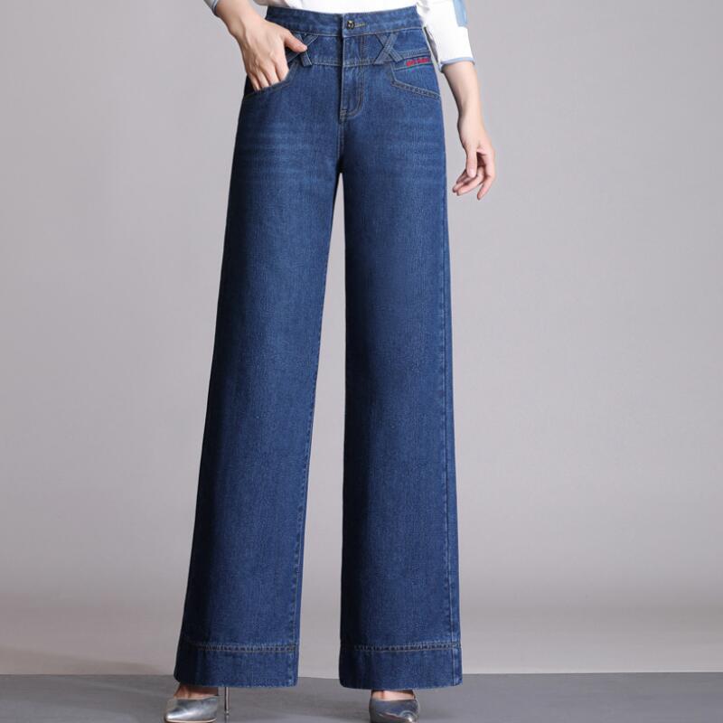 Free Shipping New Spring Autumn Women Fashion Denim Pants One Button Front Zipper Straight Pants Lady Bleached Long Wide-leg Jeans -33, Blue
Free Shipping New Spring Autumn Women Fashion Denim Pants One Button Front Zipper Straight Pants Lady Bleached Long Wide-leg Jeans -33, Blue