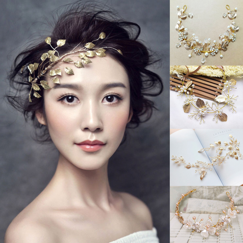 Bride Headpiece Crown Headwear Pearl Head Band Wedding Headdress Handmade Romantic Flower Tiaras Hair Jewelry Accessories
Bride Headpiece Crown Headwear Pearl Head Band Wedding Headdress Handmade Romantic Flower Tiaras Hair Jewelry Accessories