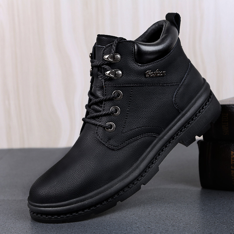 British fashion men large size outdoors desert boots genuine leather shoes cowboy ankle boot platform botas zapatos masculinas, Black
British fashion men large size outdoors desert boots genuine leather shoes cowboy ankle boot platform botas zapatos masculinas, Black