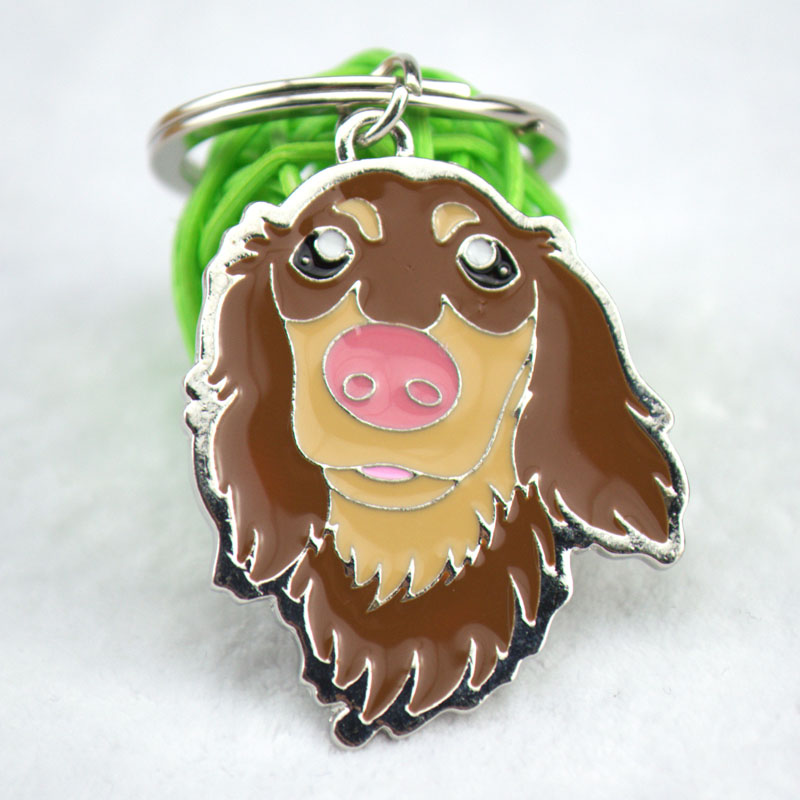 Alloy Dachshund Dog Key Chains car Keyring Animal Jewelry For man Bag pet Charms Gift key holder 
Alloy Dachshund Dog Key Chains car Keyring Animal Jewelry For man Bag pet Charms Gift key holder