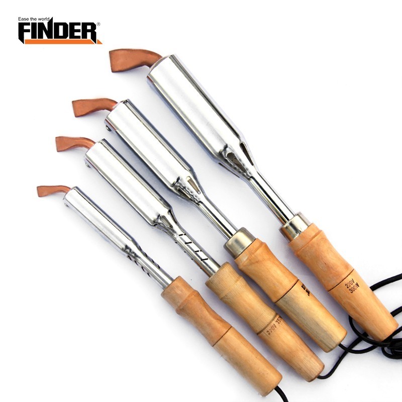 220V 75/100/150/200/300W Duty Electric Soldering Hot Gun Iron High Power Chisel Tip Soldering Iron Chisel Tip Wood Handle Solder
220V 75/100/150/200/300W Duty Electric Soldering Hot Gun Iron High Power Chisel Tip Soldering Iron Chisel Tip Wood Handle Solder