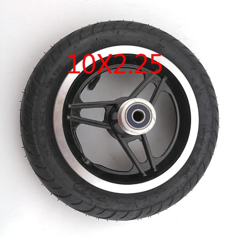High Performance 10 Inch 10X2.25 Wheel Tyre Inner Tube and Aluminum Alloy Hub for 10*2.25 Tire Electric Scooter Mini Bike 
High Performance 10 Inch 10X2.25 Wheel Tyre Inner Tube and Aluminum Alloy Hub for 10*2.25 Tire Electric Scooter Mini Bike