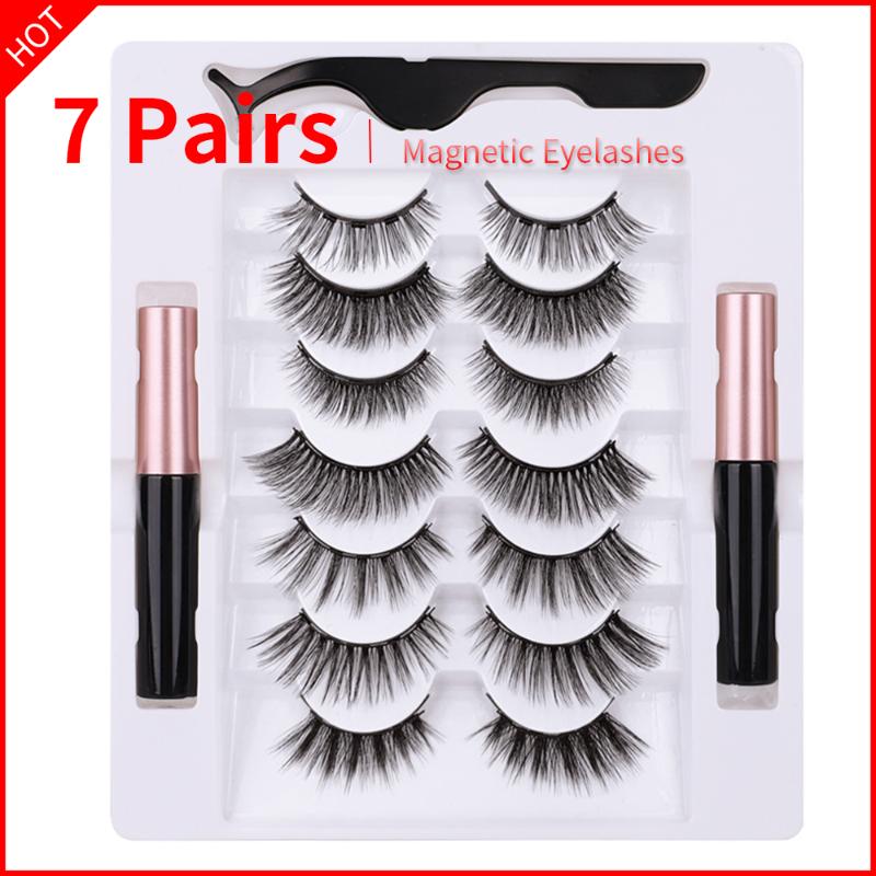 7 Pairs Eye Lashes Magnetic Eyelashes and Eyeliner Set False Eyelashes Magnet Extension Liquid Eyeliner & Tweezer Set Waterproof
7 Pairs Eye Lashes Magnetic Eyelashes and Eyeliner Set False Eyelashes Magnet Extension Liquid Eyeliner & Tweezer Set Waterproof