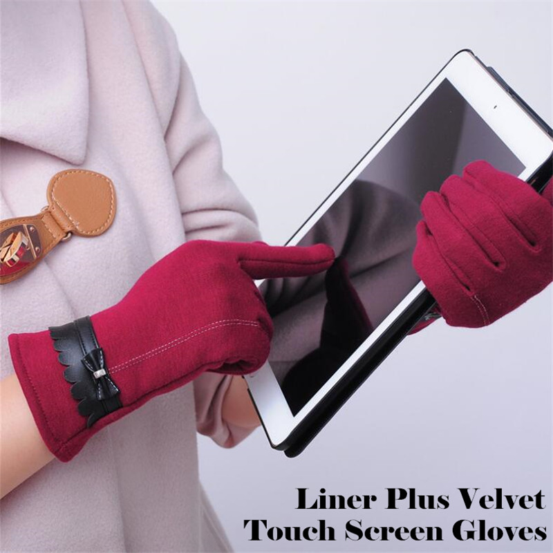 Women&Girls Fashion Winter Warm Running 2-Finger Touch Screen Gloves Cycling,Plus Velvet Cotton Bow PU Leather Design
Women&Girls Fashion Winter Warm Running 2-Finger Touch Screen Gloves Cycling,Plus Velvet Cotton Bow PU Leather Design