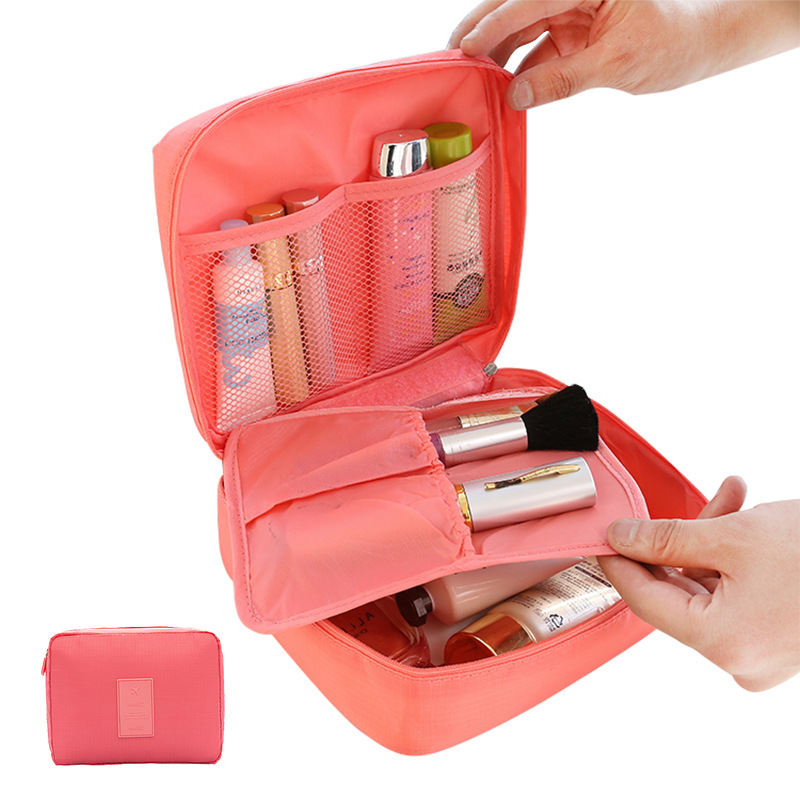 Solid-color quartet collection bag wholesale custom-made travel wash bag waterproof cosmetics collection, Red
Solid-color quartet collection bag wholesale custom-made travel wash bag waterproof cosmetics collection, Red