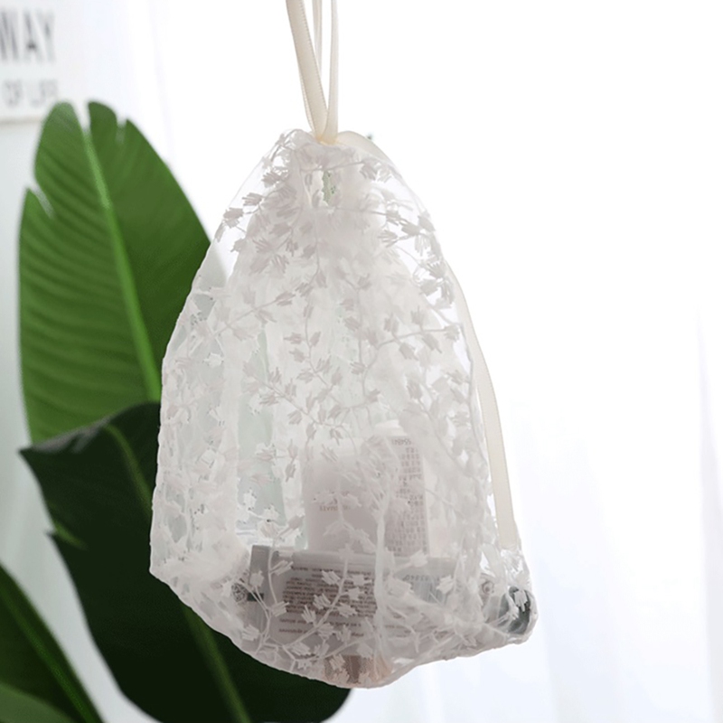 Ins Translucent Lace Storage Bag Cosmetic Sundries Drawstring Beam Pocket Small Cloth Bag Compression Type Square Flat Type
Ins Translucent Lace Storage Bag Cosmetic Sundries Drawstring Beam Pocket Small Cloth Bag Compression Type Square Flat Type