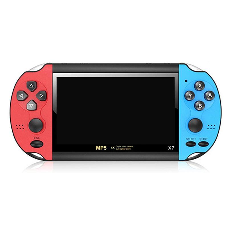 Handheld Game Console Nostalgic 4.3 Inch HD Large Screen 8G Double-rocker X7 Classic Game Retro Mini Handheld MP5 Video
Handheld Game Console Nostalgic 4.3 Inch HD Large Screen 8G Double-rocker X7 Classic Game Retro Mini Handheld MP5 Video