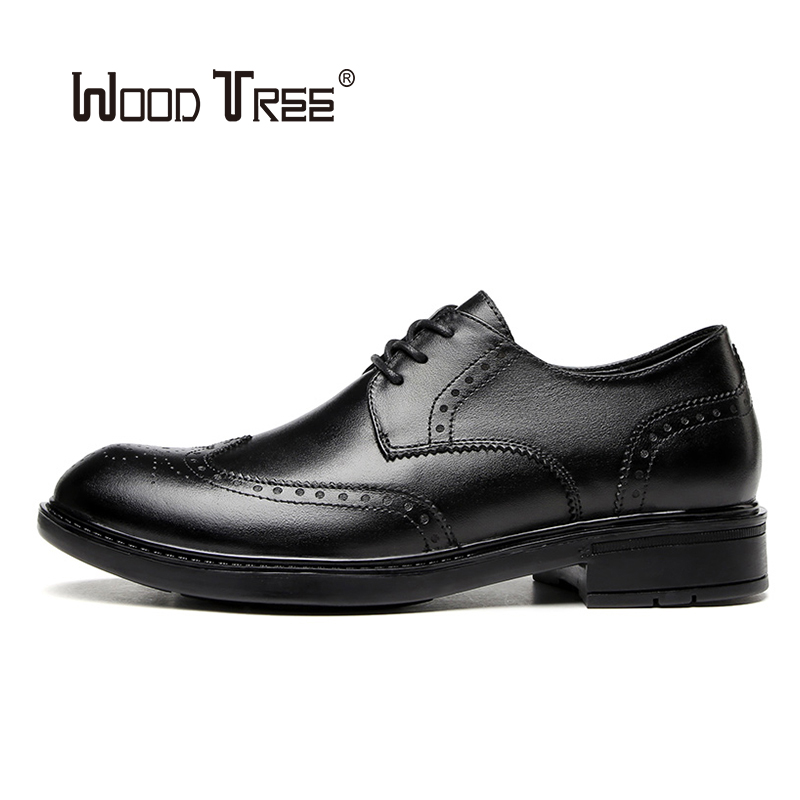 WOODTREE 2020 men's formal shoes formal wedding leather shoes retro hot sale business office men's flat oxford men, Black
WOODTREE 2020 men's formal shoes formal wedding leather shoes retro hot sale business office men's flat oxford men, Black