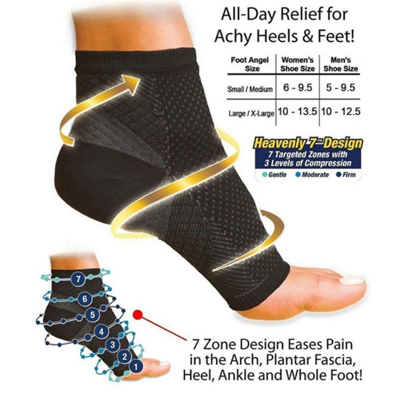 Man Women Anti Fatigue Compression Foot Sleeve Foot Ankle Compression Socks Anti Fatigue Varicose Feet Sleeve 1pc ( NOT 1Pair, As pic
Man Women Anti Fatigue Compression Foot Sleeve Foot Ankle Compression Socks Anti Fatigue Varicose Feet Sleeve 1pc ( NOT 1Pair, As pic