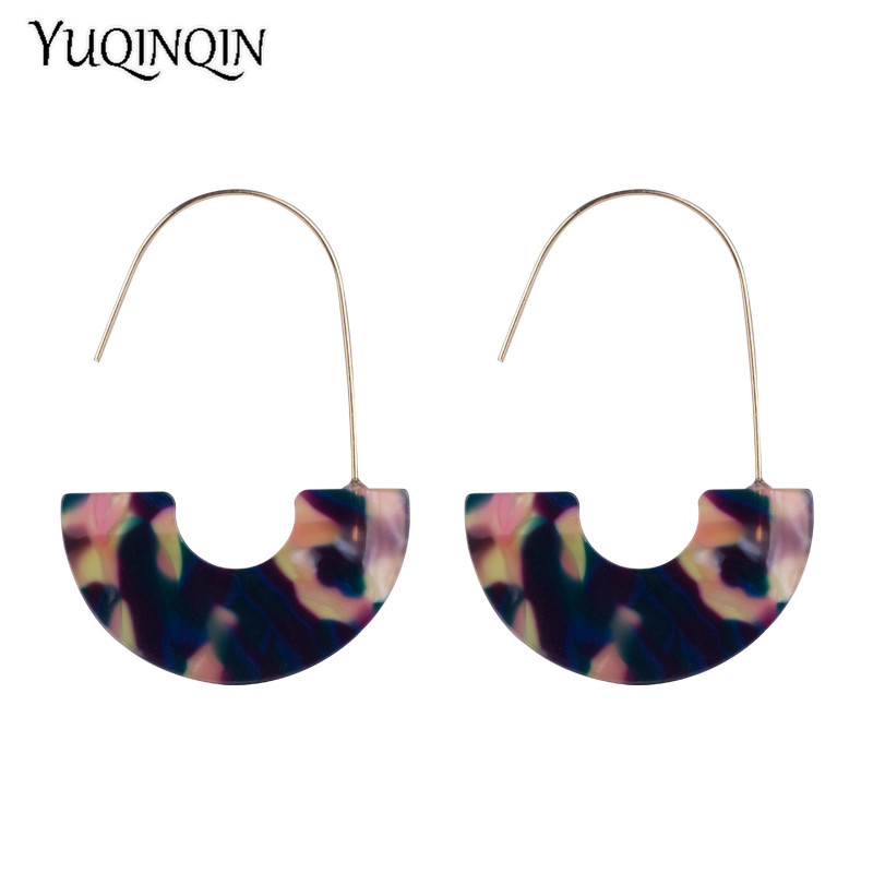Classic Dangle Fashion Elegant Acetate Resin Earrings for Women Big Geometric Acetic Acid Dangling Acrylic Earring New Jewelry 
Classic Dangle Fashion Elegant Acetate Resin Earrings for Women Big Geometric Acetic Acid Dangling Acrylic Earring New Jewelry