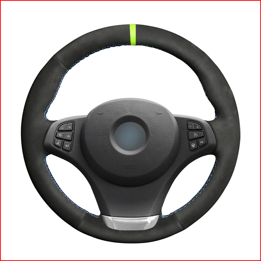 DIY Black Suede Car Steering Wheel Cover for BMW E83 X3 2003 2004 2005 2006 2007 2008 2009 2010 E53 X5 2004-2006 Accessories
DIY Black Suede Car Steering Wheel Cover for BMW E83 X3 2003 2004 2005 2006 2007 2008 2009 2010 E53 X5 2004-2006 Accessories