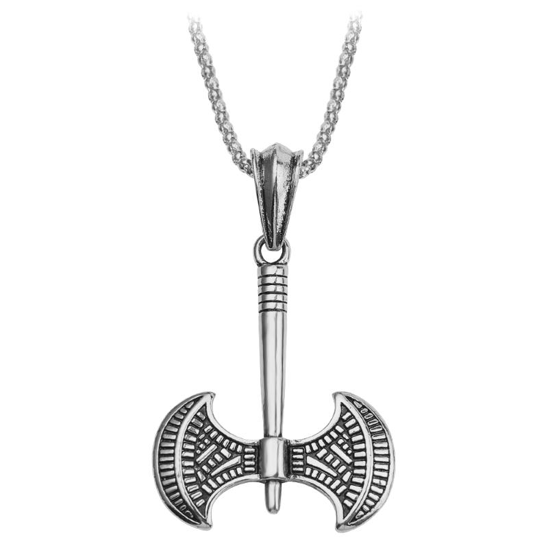 Hip Hop Rock Gold Silver Color Stainless Steel Ax Hatchet Double Edged Axe Pendants Necklace for Men jewelry Gallique Francisque
Hip Hop Rock Gold Silver Color Stainless Steel Ax Hatchet Double Edged Axe Pendants Necklace for Men jewelry Gallique Francisque