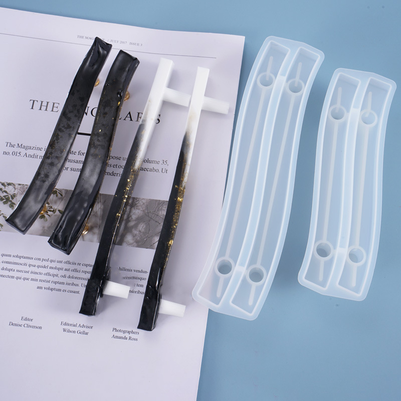 Silicone Resin Tray Handle Molds Resin Fruit Tray Making Fruit Plate Handle Molds Epoxy Resin Crafts