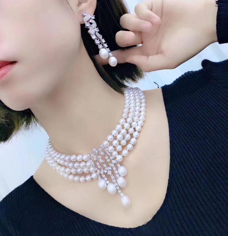 Fashion Nigeria 2pcs Bridal Zirconia Jewelry Sets For Women Party, Luxury Dubai Nigeria CZ Crystal Wedding Jewelry Sets, As pic
Fashion Nigeria 2pcs Bridal Zirconia Jewelry Sets For Women Party, Luxury Dubai Nigeria CZ Crystal Wedding Jewelry Sets, As pic