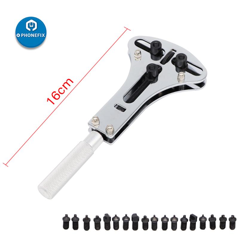 Watch Battery Replacement Tool Kit Watch Case Opener Waterproof Wrench Adjustable Screw Back Remover Opener Repair Kit
Watch Battery Replacement Tool Kit Watch Case Opener Waterproof Wrench Adjustable Screw Back Remover Opener Repair Kit