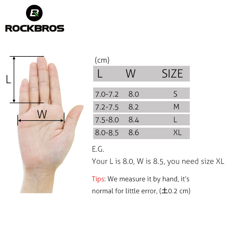RockBros Winter Cycling Gloves Long Finger Mtb Warm Touch Screen Full Finger Gloves Windproof Gloves For Men Bicycle Accessories T200819