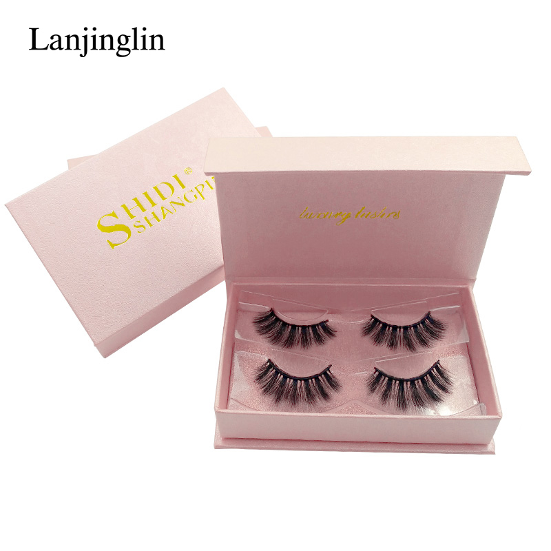 LANJINGLIN mink lashes 2 pairs strip false eyelashes 3D long fake eyelash extension makeup mink eyelashes handmade eye lashes
LANJINGLIN mink lashes 2 pairs strip false eyelashes 3D long fake eyelash extension makeup mink eyelashes handmade eye lashes
