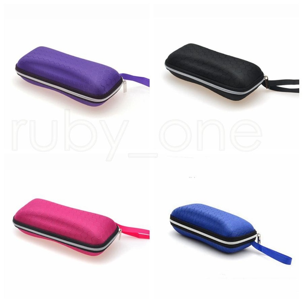 Rectangle Sunglasses Case Caja De Anteojos Pressure-Proof Zipper Crush Resistance Small Hard Eyewear Protector Eyeglasses Box