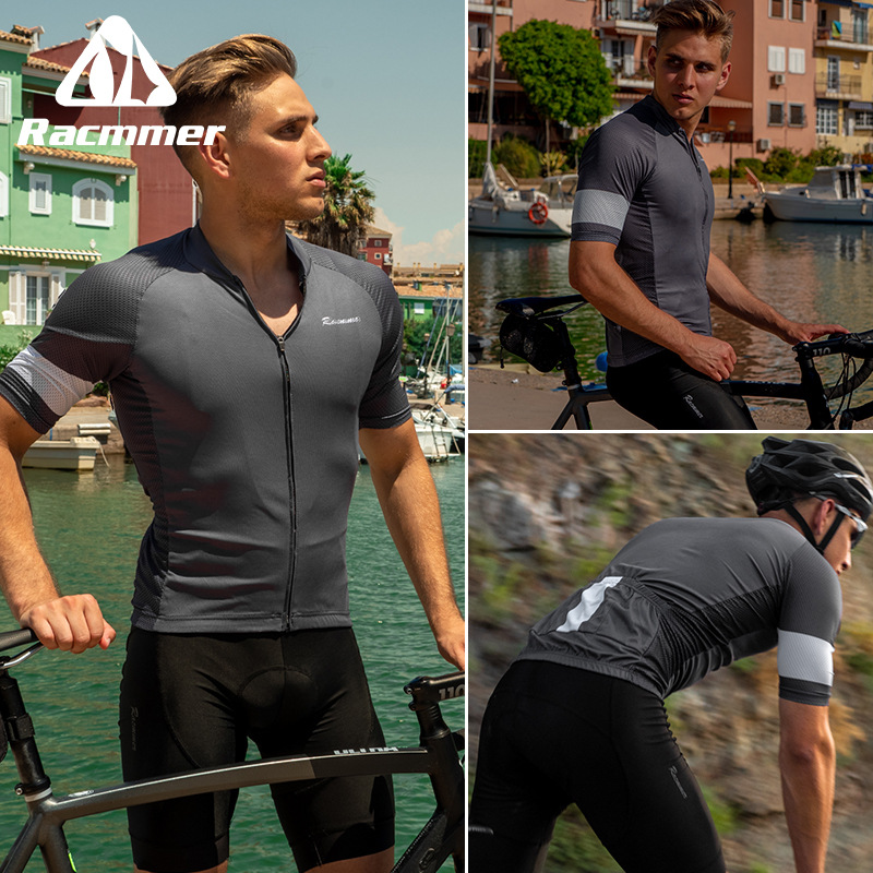 RACMMER Cycling Suit Competitive Short-sleeved Shorts Suspender Pants High Elastic Light Soft Breathable Sweat-wicking Zipper, Black
RACMMER Cycling Suit Competitive Short-sleeved Shorts Suspender Pants High Elastic Light Soft Breathable Sweat-wicking Zipper, Black