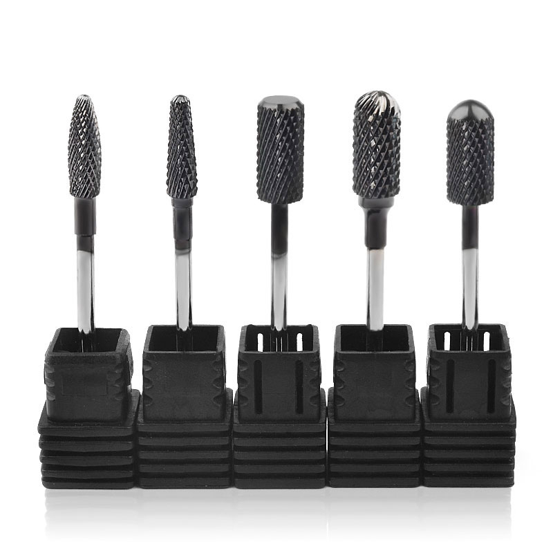 5 Types Black Tungsten Carbide Nail Drill Bit 3/32" Titanium Burr Bits Milling Nail Art Tips Electric Manicure Drills Tools
5 Types Black Tungsten Carbide Nail Drill Bit 3/32" Titanium Burr Bits Milling Nail Art Tips Electric Manicure Drills Tools